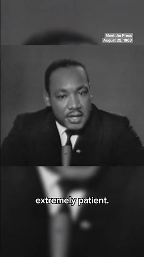 Dr. Martin Luther King Jr. on MTP days before famous 'I Have a Dream' speech