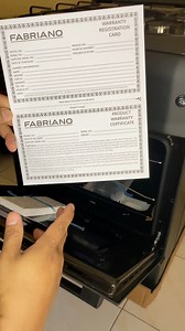 1.5K views · 107 reactions | UNBOXING of Our first Fabriano Gas range Oven and Grill SPECS: -60x60cm -4 Gas Burners -63 Liters -Gas Oven & Grill -Glass Lid -Electronic Ignition -Pan Support -Oven & Hob safety device -Rotisserie -Double Glass oven door -Removable Glass door -Adjustable Temperature -Oven Lamp -Matte Black -Product Warranty -Users Manual #cookwithfabriano #madeineurope #fabrianoappliances #instafood #chefenn #chefenntp #teampayaman | Chef Enn | Facebook