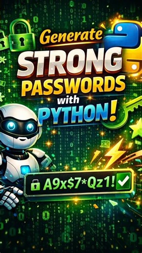 Python Password Generator #artificialintelligence#ai #pythonai#python#viralshorts #shorts#technology
