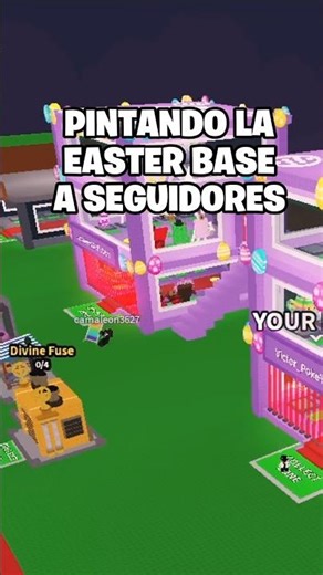 Pintando la Easter Base a Seguidores 🥚#shorts