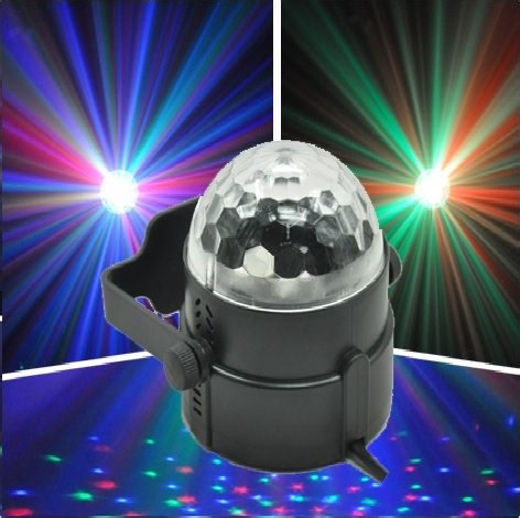 Diskokule LED RGB 3 Farger med Fjernkontroll