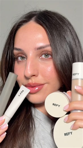 Refy summer makeup 💋 full face of refy! #makeup #beaut #summermakeup #blush #bronzer