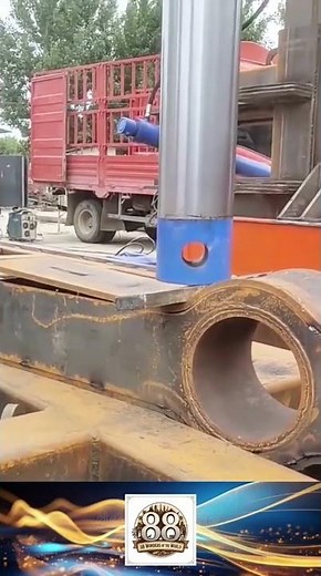 iron forming process using hydraulics #shorts