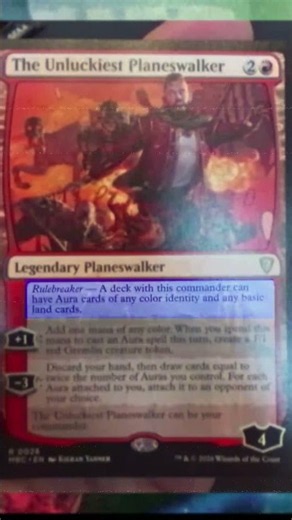 🔥 The Unluckiest Planeswalker stumbles in Mystery Booster Commander Edition MTG EDH #mtg #magictheg