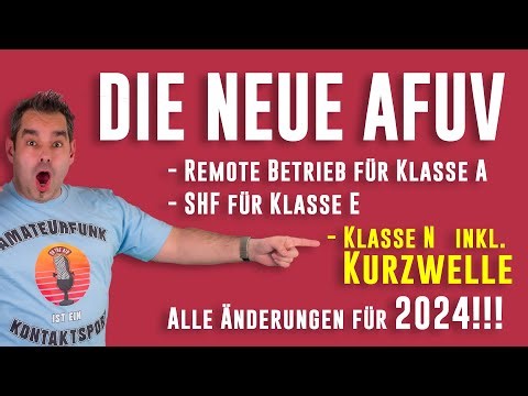 Die neue AFuV 2024 🤩 Sensation bei Klasse N