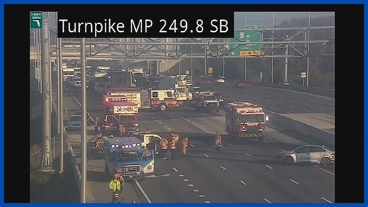 Multi-vehicle crash shuts down Turnpike in Osceola, troopers say