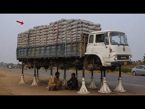 Overloaded with Cement! Hub & Brake Drum Completely Destroyed!