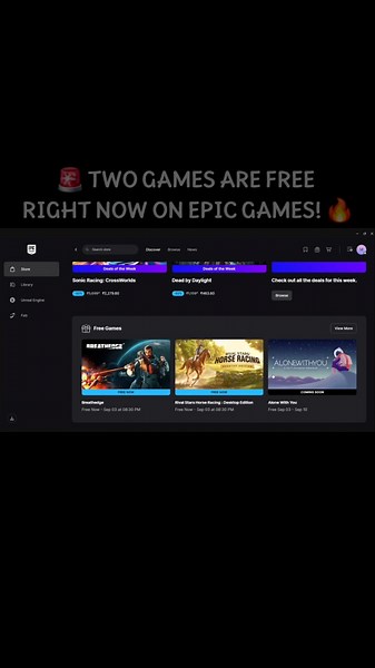 🚨 2 FREE GAMES on EPIC GAMES STORE! 🔥 Claim Them NOW! 🎮 #FreeGames #EpicGames
