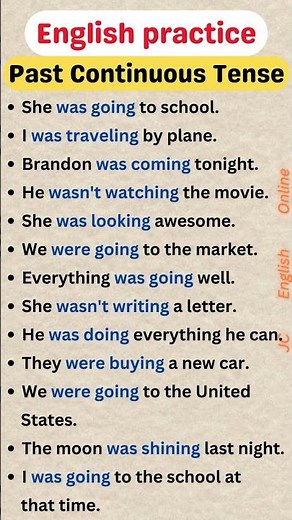 Past Continuous Tense in English Speaking Practice #speakingpractice #englishconversation #english