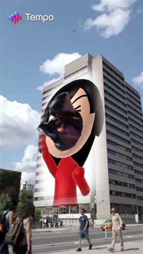 Paper Absorbing Building Of @CludgeColor6030 #tempoapps #shorts