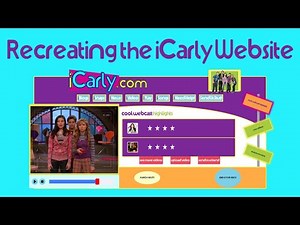 Attempting to Create the Front Page of the iCarly Website with HTML, CSS, and JavaScript