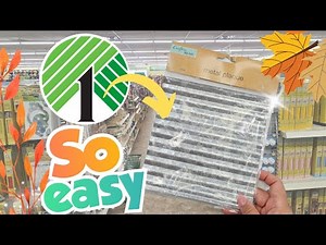 The HOTTEST New Craft Using a Dollar Tree METAL PLAQUE + Fall Crafts