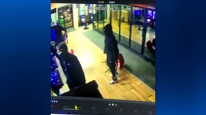 WATCH: Surveillance video shows three masked men attempting to break into slot machines with a sledgehammer, crowbar and an axe at a local business. wpxi.tv/430PboC | WPXI-TV Pittsburgh