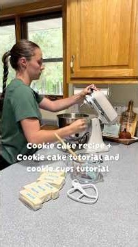 Cookie Cake Recipe as a home baker + Tutorial #cookiecake #baking #cookiecakedecorating