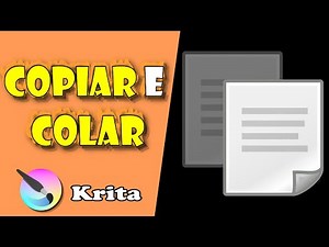 Como COPIAR e COLAR no Krita