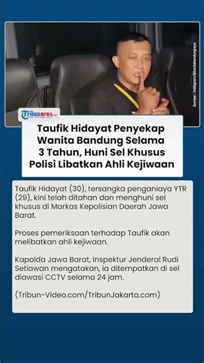 Taufik Hidayat Huni Sel Khusus seusai Ditangkap Polisi, Pemeriksaan Libatkan Ahli Kejiwaan