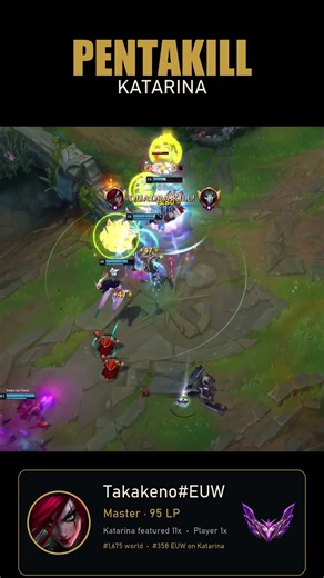 Katarina Unleashed: Epic Pentakill of Shunpo & Death! - League of Legends