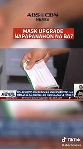 611K views · 249 reactions | Iminumungkahi ng mga eksperto ang paggamit ng mas mataas na kalidad ng face mask bilang panlaban sa omicron variant. Panoorin ‘yan dito. | ABS CBN Integrated News & Current Affairs | Facebook