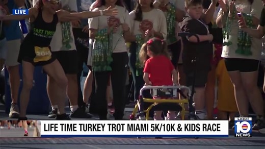 Life Time Turkey Trot draws holiday crowd at Tropical Park