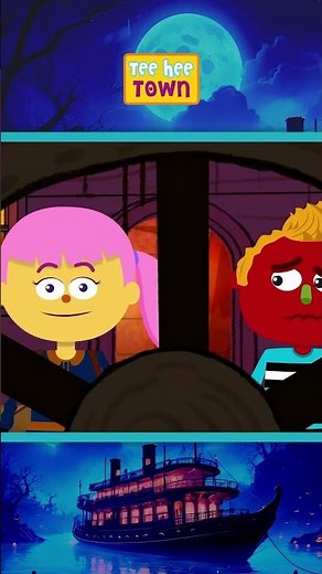 Welcome Inside A Haunted Ship #shorts #halloween #teeheetown #kids