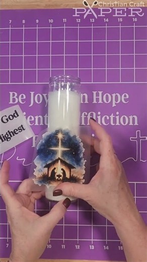 ✨ $1.50 Dollar Tree Candle → Christian Gift! 💛 #diy #dollartree #christiancrafts #giftideas