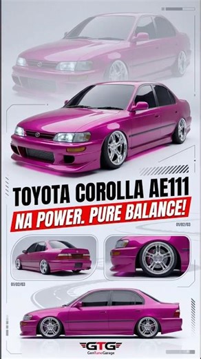 TOYOTA COROLLA AE111 SO FAST TO GET RUN 💨 BUT THIS CAR 🚘 CAN BE ONE!!! 💯 #automobile #custom