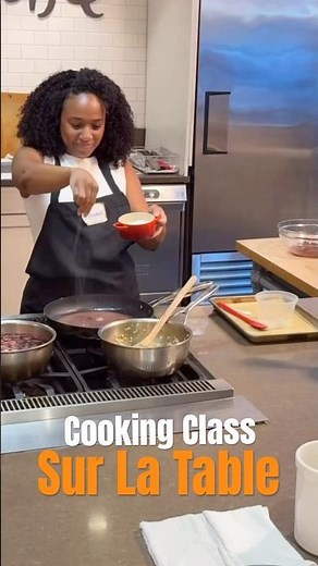 Cooking Class at Sur La Table Review #cookingclass #cooking