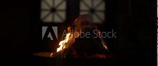 Sacred Eternal Flame in Zoroastrian Fire Temple. Atash Behram at the Fire Temple of Yazd in Iran, Established 1934. Dance of fire symbolizes sacred traditions, and struggle between light and darkness.