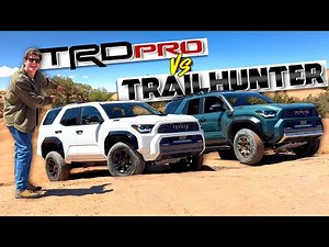 New 2025 Toyota 4Runner TRD Pro vs Trailhunter vs TRD Offroad vs Moab's Hell's Revenge!