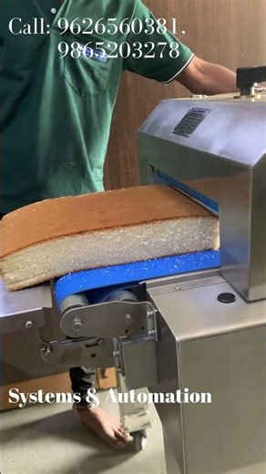 Slice & Layer Cake Cutting Machine. ‪@systemsautomation6210‬