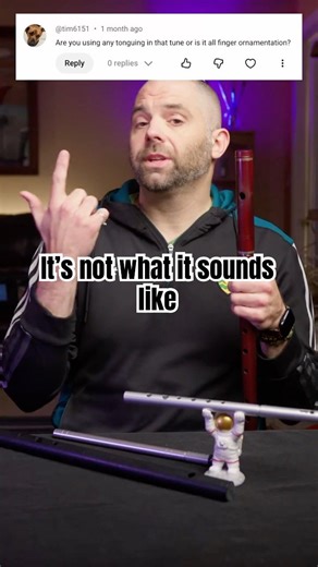 Tonguing vs finger ornamentation (Irish flute)