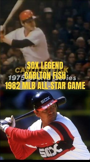 Sox Legend Carlton Fisk Vs Phillies Great Steve Carlton 1982 #MLB All-Star Game #Baseball