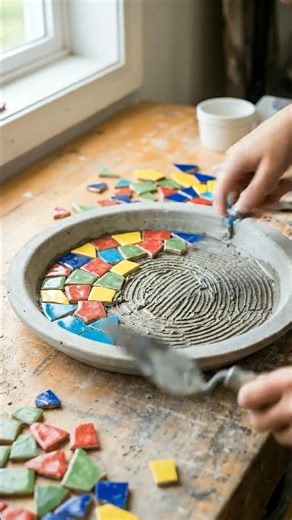 DIY Mosaic Birdbath: Watch My Garden Come to Life! 🐦✨ Backyard Sanctuary