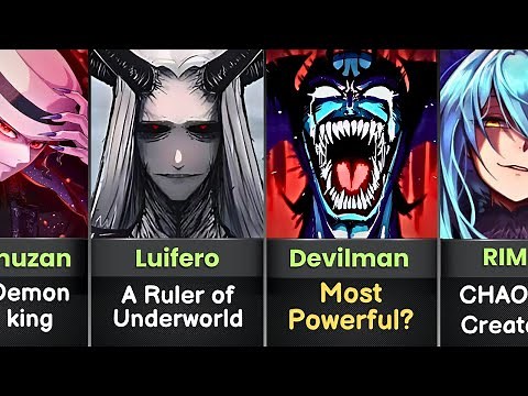 Most Powerful DEMON LORDS in Anime | Ranked!