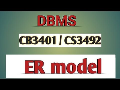ER model / Entity relationship model in DBMS tamil||CB3401||CS3492||Anna university reg-2021.