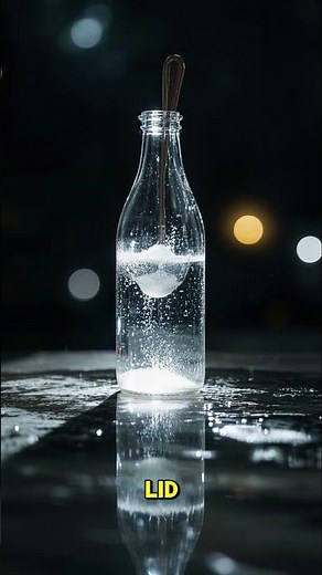 "Mini Rocket Launch at Home! 🚀 Baking Soda + Vinegar = BOOM!" #DIYRocket