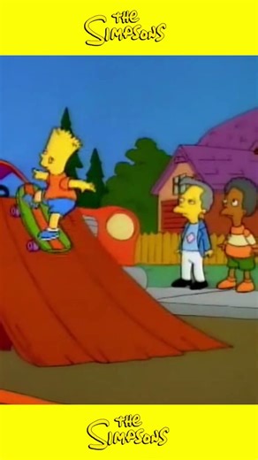 😱Bart vs the Springfield Gorge 😱 #thesimpsons #cartoon #simpsons #shorts