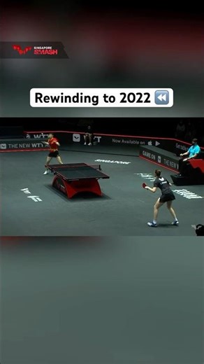 Throwing it back to 2022 ⏪ #SingaporeSmash #TableTennis