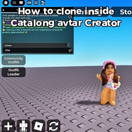 How to clone yourself in Catalog Avatar Creator!