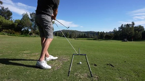 GolfTrainingAids Tour Aim: True Target Aim - Golf Alignment Training Aid - Black Plastic Rectangular Base Only - Improve Your Game