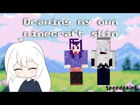 Drawing my own minecraft skin (speedpaint)