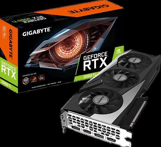 GeForce RTX™ 3060 Ti GAMING OC 8G (Rev. 2.0) - GIGABYTE Global