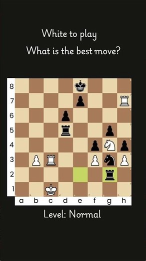 White to Play & Win | This Simple Chess Puzzle Has a Brilliant Hidden Trick