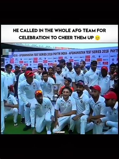 It was afghanistan's first test match ❤️🇮🇳 #shorts