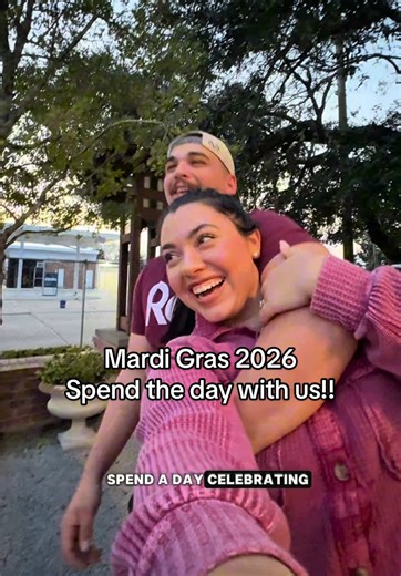 Spend Mardi Gras 2026 with us! - Lafayette, La 💜💚💛 We spent the day tucked under our tent with access right on the parade route with @rustys_seasoning . There’s just something special about celebrating in Lafayette during Mardi Gras season — the festivities, the music, the traditions. We filled up on all the Cajun food, passed the baby around for cuddles, and caught up with some of our favorite people. Good friends, good food, and making Mardi Gras memories as a family. We always love hanging