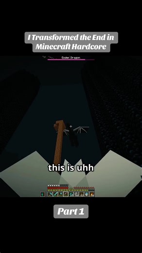 Transforming The End in Minecraft Hardcore Gameplay