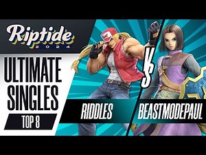Riddles (Terry/Kazuya) vs BeastModePaul (Hero) - Riptide 2024 - Ultimate Singles - Losers Quart