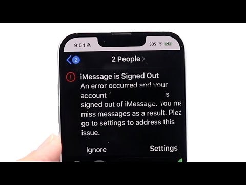 How To FIX iMessage Signed Out Error! (2025)
