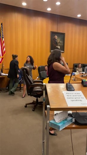 Harris County Judge Lina Hidalgo was booed out of court today. | Kenny Webster