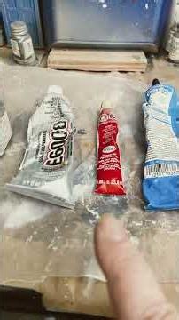Types of glues and putty’s I use for modeling